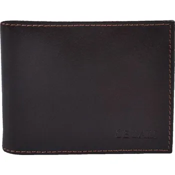 Peněženka SEGALI Dolarovka kožená SEGALI 1751 tmavě hnědá