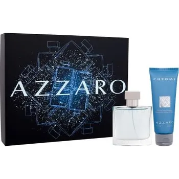 Kosmetická sada Azzaro Chrome Dárková sada, eau de toilette 50ml + shower gel 75ml