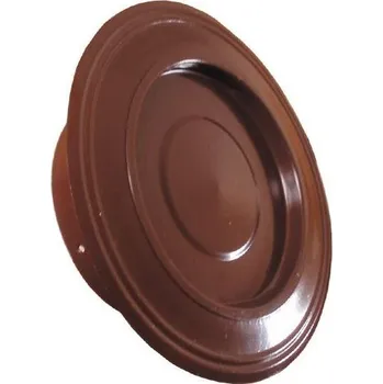 Kouřovod ŽEMINI, růžice kouřovodu s víčkem, průměr 120 mm, hnědá