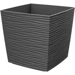 GARDINO Květináč FINESA, 35 × 35 cm, výška 34,6 cm, antracit