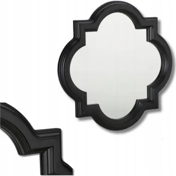 Zrcadlo Lustro Scienne W Ramie Loft DO Salonu Černé Vintage