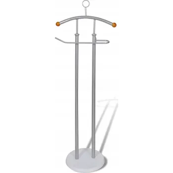 Věšák Stojanový věšák dřevěný VidaXL kovový