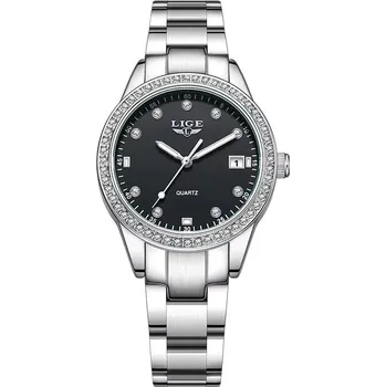 Hodinky LIGE Papillon černé
