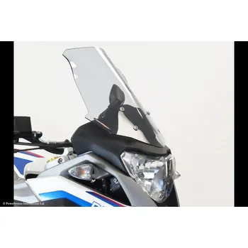 Bmw G 310GS 17-26 Turistické plexi Powerbronze 370mm - světle zelená