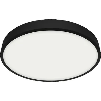 Žárovka Emithor Lenys Koupelnové přisazené svítidlo LED 12 W 1000 lm 4000 K 14cm kulaté IP44, černé