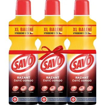 Čistič odpadu SAVO Razant 3× 1,2 l