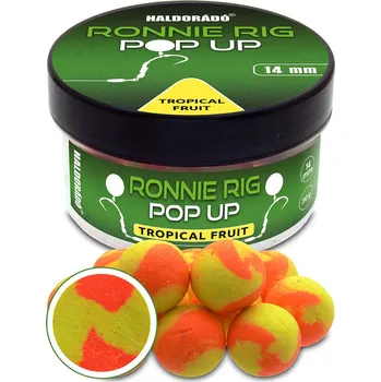 Boilies Haldorádó Pop-Up Ronnie Rig 30 g 14 mm Tropical Fruit