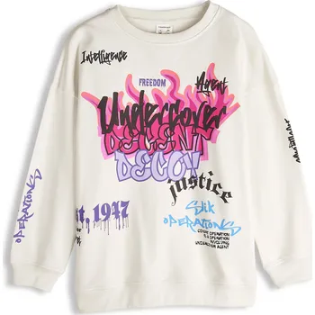 Dívčí mikina GATE Mikina s potiskem 13Y 426-0320/1140