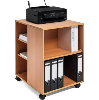 Kancelář DURABLE Multifunkční pojízdný stolek 74/59 - Buk