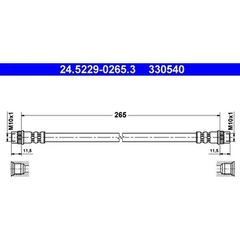 Auto-moto Brzdová hadice ATE 24.5229-0265.3