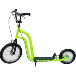 KUBIsport Ocelová koloběžka 16/12" Hurricane zelená