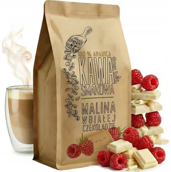 Káva Káva zrnková Green Touch Arabica malina v bílé čokoládě 1000 g