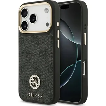 Pouzdro na mobilní telefon Guess Zadní Kryt pro Apple iPhone 17 Pro, černý