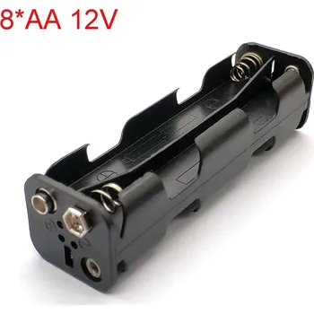 Elektronická stavebnice LaskaKit_cz Držák baterie 8xAA Long Strip 12V