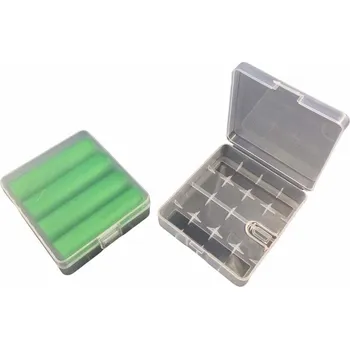 LaskaKit_cz Transparentní Box na 4x 18650 baterie