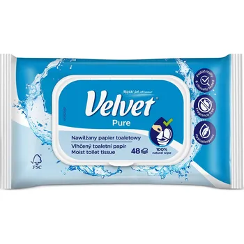 Toaletní papíry VELVET Pure (48 ks)