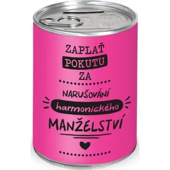 Pokladnička Nekupto Humorná pokladnička Narušování harmonického manželství