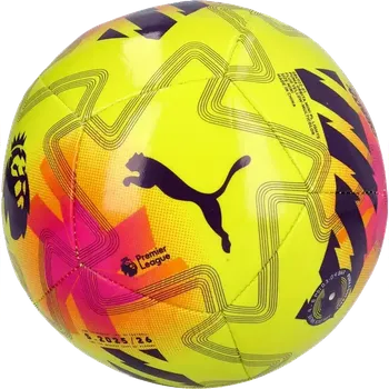 Fotbal Fotbalový míč Puma Orbita Lights Premier League velikost 1 Mini žlutý