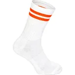 Mr.Socks Tenisové ponožky "Basic" L 05004 Velikost: 37-41, Barva: bílá-oranžová