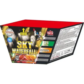 Ohňostroj - Baterie výmetnic sky waterfall 25 ran