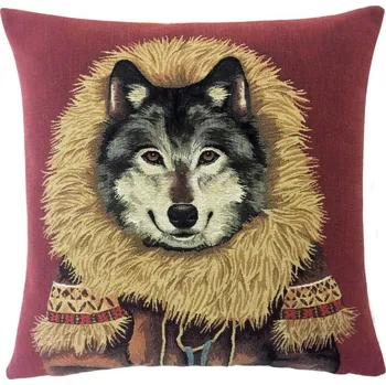 Povlečení Home of Christmas Gobelínový povlak 45 × 45 cm, Husky