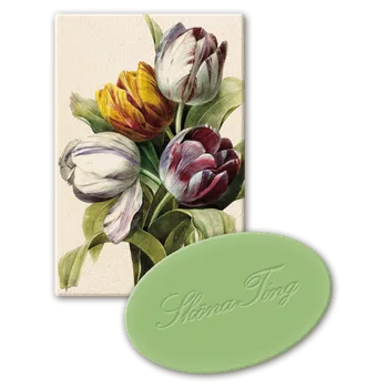 Mýdlo Dárkové mýdlo Purple Tulips 25 g