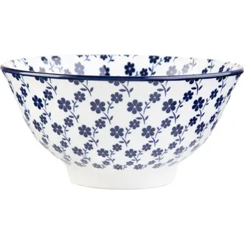 Miska NAVIA granátová s květinami 856421