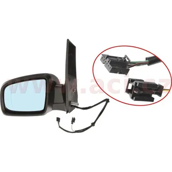 Auto-moto ACI zrcátko pro MERCEDES-BENZ VIANO 10-14 s blikačem pro lak (6pinů) VIANO L