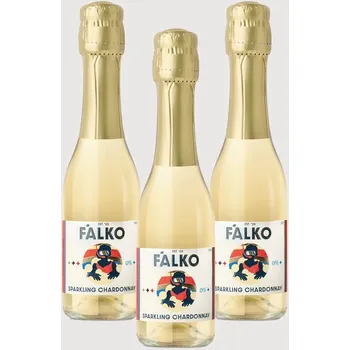 Víno Nealkoholické šumivé víno Chardonnay Falko bílé polosuché – skvělý dárek