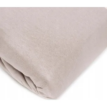 Prostěradlo PROSTĚRADLO CLAIRE jersey béžové 90x200 cm HOMLA