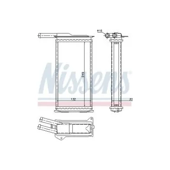 Motor automobilu Výměník tepla NISSENS 71751