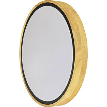 Žárovka Eurakles LED stropní svítidlo GIPSY RC 48 W 3360/5280 lm 3000-6500K černé/dub s dálkovým ovládáním