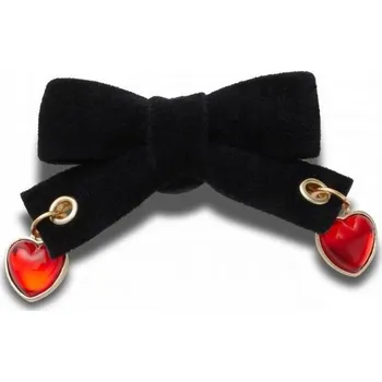 Pracovní obuv Připínáček Crocs Jibbitz Pin na boty Heart Dangle Bow