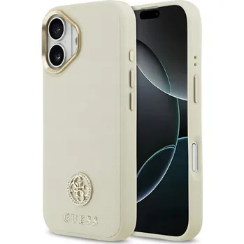 Pouzdro na mobilní telefon Guess Zadní Kryt pro Apple iPhone 17 béžový