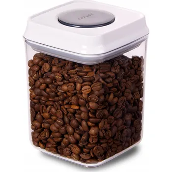 Dóza na potraviny NESTA Hermetická dóza na potraviny čtvercová CRALEX Nesta 900ml Bílá