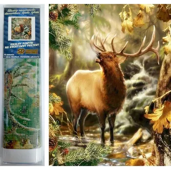 Diamantové malování NORIMPEX Volání lesa 30 × 40 cm