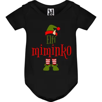 Kojenecký body Kojenecké body elfí miminko Barva: Černá, Velikost: 12M