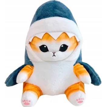 plyšák KOČKA ŽRALOK PLYŠOVÁ HRAČKA SLADKÁ KOČIČKA ŽRALOK PLYŠÁK PLYŠOVÝ MAZLÍČEK PŘÍTULNÍČEK 25 CM