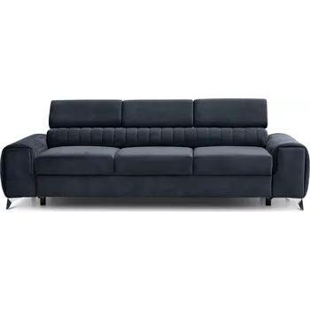 Sedací souprava Rozkládací rohová pohovka LAURINO 261 tmavě modrá