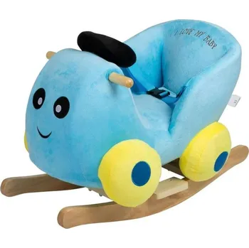 Houpací kůň BABYGO Houpací zvířátko Autíčko modrá