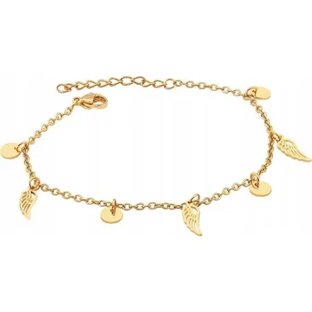 Náramek Zlatý dámský náramek CELEBRITKA křídlo