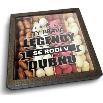 Čokoláda Sablio Mandle v čokoládě Ty pravé legendy se rodí v dubnu - 4x 80g