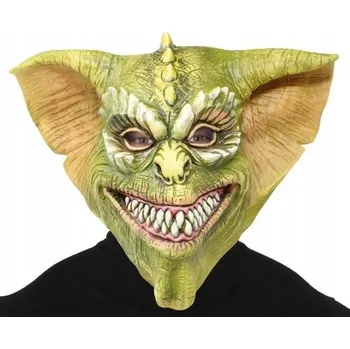 Karnevalová maska Maska na obličej Guirca latexová zombie zelená