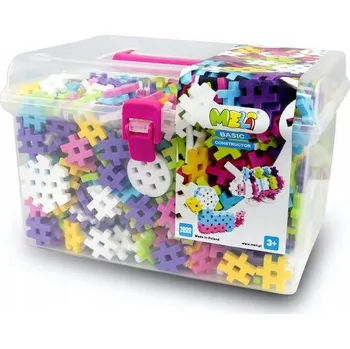 ostatní stavebnice Meli Constructor Pink cestovní krabice Stavebnice 1000 dílů