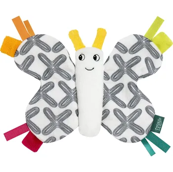 Baby Fehn DoBabyDoo B&W Chrastící motýl