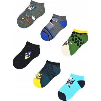 Dámské ponožky KOTNÍKOVÉ PONOŽKY ST004 19-22 mix barev/mix vzorů