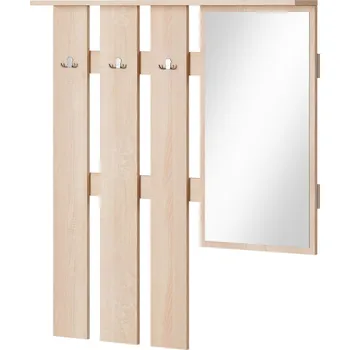 Předsíňová stěna Věšáková stěna Rosa v dekoru dub sonoma, pravá, 100 x 112 cm