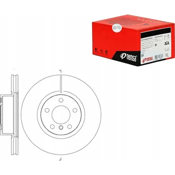 Brzdový kotouč Remsa 61454.10 Brzdový kotouč