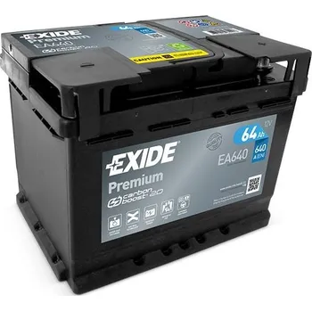 Autobaterie EXIDE Premium EA640 12V64Ah640A