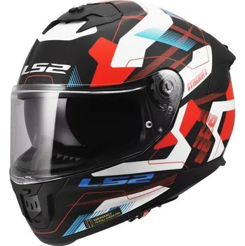 Helma na motorku LS2 Helmets LS2 FF808 STREAM II MIKA MATT WHITE BLUE-06 3XL - LS2 FF808 STREAM II MIKA WHITE BLUE RED-06 XXS